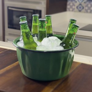 Champanheira Esmaltada - n° 26 - Verde