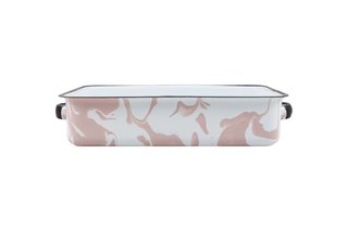 Bandeja Multiuso Retangular - Rosa Clara - M (EWEL Coleção Marmorizada)