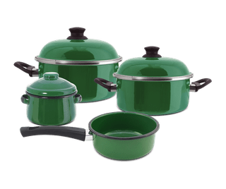 Jogo de Panelas Ewel 4 Peças - Verde