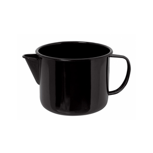 Caneca Esmaltada com Bico - nº 12 - Preta - 1000 ml (EWEL)