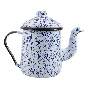 CAFETEIRA ESMALTADA TRADICIONAL - N° 12 - SALPICADO AZUL - 1100 ml (EWEL)