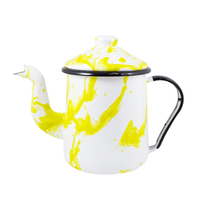 Cafeteira Esmaltada Tradicional - nº 12 - Amarela - 1100 ml (EWEL Coleção Marmorizada)
