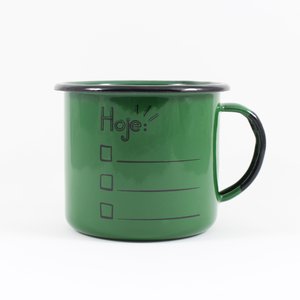 Caneca Esmaltada Agenda Verde - EWEL