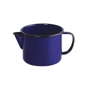 Caneca Esmaltada com Bico - nº 10 - Azul - 600 ml (EWEL)