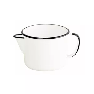 Caneca Esmaltada com Bico - nº 10 - Branca - 600 ml (EWEL)