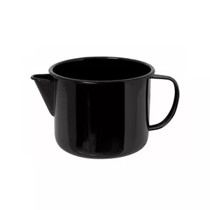 Caneca Esmaltada com Bico - nº 10 - Preta - 600 ml (EWEL)