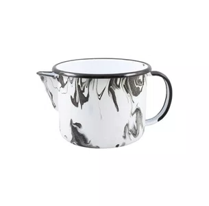 Caneca Esmaltada com Bico - nº 10 - Preta - 600 ml (EWEL Coleção Marmorizada)