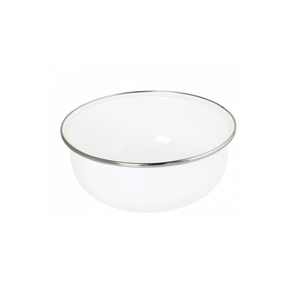 Tigela Esmaltada Branca - EWEL