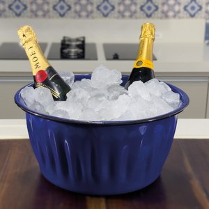 Champanheira Esmaltada - n° 34 - Azul