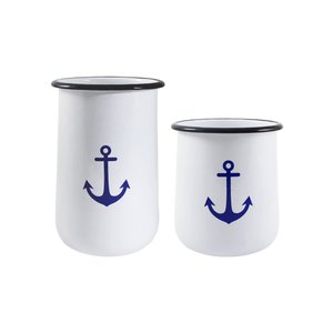 Conjunto Porta Utensílios – 2 pçs – Branco Âncora (À LA GARÇONNE + EWEL)