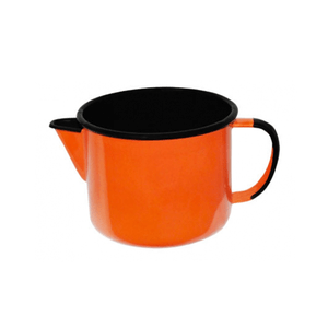 Caneca Esmaltada com Bico - nº 12 - Laranja - 1000 ml (EWEL)