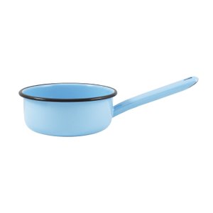 Papeiro Esmaltado Azul Bebê com Cabo Esmaltado - EWEL