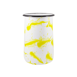 Porta Utensílios G - Amarelo (EWEL Coleção Marmorizada)