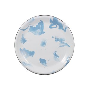 Prato Esmaltado Raso - nº 26 - Azul Claro - 700 ml (EWEL Coleção Marmorizada)