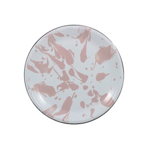 Prato Esmaltado Raso - nº 26 - Rosa Claro - 700 ml (EWEL Coleção Marmorizada)