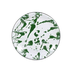 Prato Esmaltado Raso - nº 26 - Verde - 700 ml (EWEL Coleção Marmorizada)