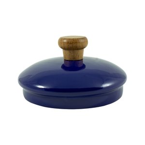 TAMPA CHALEIRA TRADICIONAL C/ PEGADOR DE MADEIRA - EWEL - AZUL