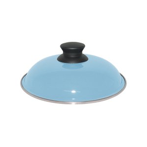 Tampa Pomel em Nylon Antitérmico e Acabamento Inox - Azul Claro