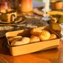 Bandeja Multiuso Retangular - Marrom - M (EWEL)