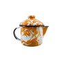 Bule para Chá Esmaltado - nº 10 - Laranja - 600 ml (EWEL Coleção Marmorizada)