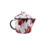 Bule para Chá Esmaltado - nº 10 - Vermelho - 600 ml (EWEL Coleção Marmorizada)