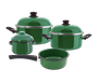 Jogo de Panelas Ewel 4 Peças - Verde