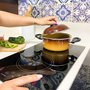 Caçarola Esmaltada com Alças Marrom - EWEL