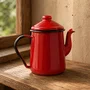 Cafeteira Esmaltada Tradicional - nº 12 - Vermelha - 1100 ml (EWEL)