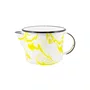 Caneca Esmaltada com Bico - nº 10 - Amarelo - 600 ml (EWEL Coleção Marmorizada)