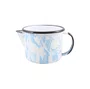 Caneca Esmaltada com Bico - nº 10 - Azul Claro - 600 ml (EWEL Coleção Marmorizada)