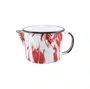 Caneca Esmaltada com Bico - nº 10 - Vermelho - 600 ml (EWEL Coleção Marmorizada)