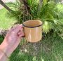 Caneca Esmaltada Marrom - EWEL