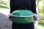 Fritadeira Multiuso Esmaltada “COM TAMPA” - nº 26 - Verde - 4000 ml (EWEL)